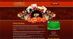 Desktop Screenshot of gambleworldwide.net